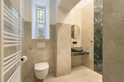 Ein Badezimmer in der Unterkunft BOUTIQUE ROOMS I Luxus Suite I Center I Boxspring