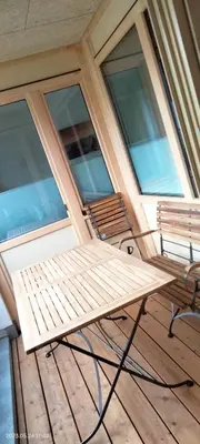 Ein Balkon oder eine Terrasse in der Unterkunft Apartment Breitensteinblick - wandern, radeln und Mehr