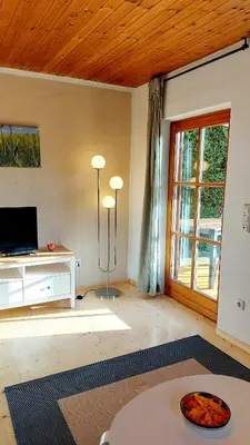 TV/Unterhaltungsangebot in der Unterkunft Ferienhaus auf dem Werteshof