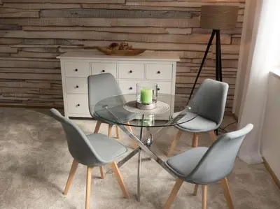 Ein Sitzbereich in der Unterkunft Ferienwohnung Alpenglück
