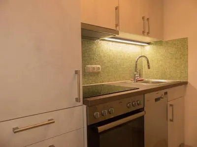 Küche/Küchenzeile in der Unterkunft Ferienwohnung Alpenglück