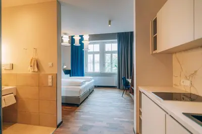 Ein Bett oder Betten in einem Zimmer der Unterkunft Hotel Amalia - Boutique Hotel