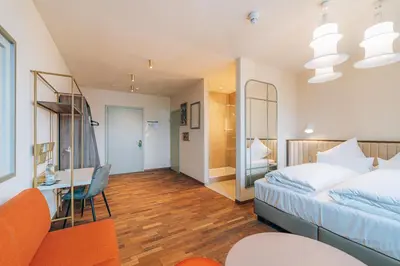 Ein Bett oder Betten in einem Zimmer der Unterkunft Hotel Amalia - Boutique Hotel