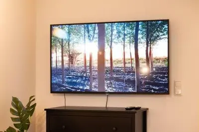 TV/Unterhaltungsangebot in der Unterkunft MARIENPLATZ Apartment 2 bedrooms living room kitchen