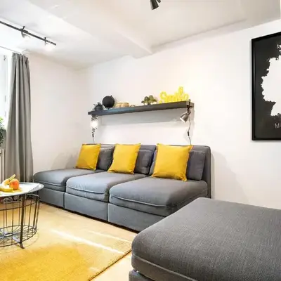 MARIENPLATZ Apartment 2 bedrooms living room kitchen