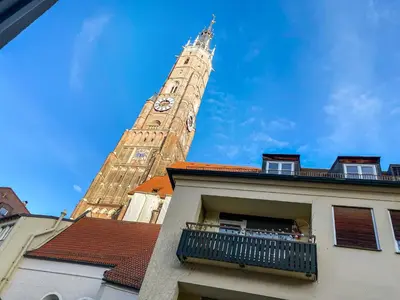 Das Gebäude in dem sich die Ferienwohnung befindet