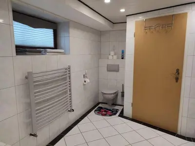 Ein Badezimmer in der Unterkunft Gästewohnung Mühlstein