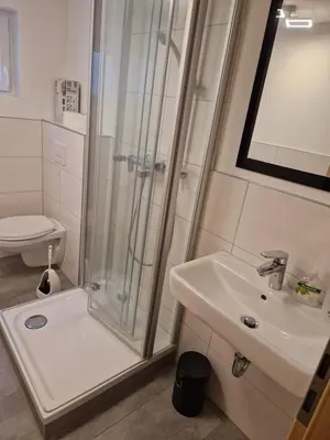 Ein Badezimmer in der Unterkunft E&O