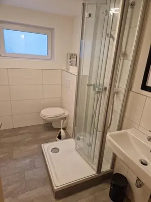 Ein Badezimmer in der Unterkunft E&O