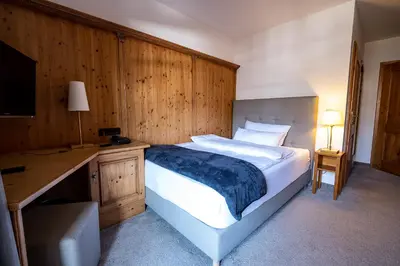 Ein Bett oder Betten in einem Zimmer der Unterkunft SL Hotel