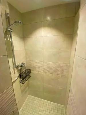 Ein Badezimmer in der Unterkunft Ferienwohnung Augsburg 2