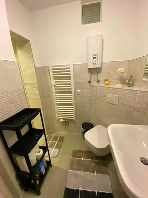 Ein Badezimmer in der Unterkunft Ferienwohnung Augsburg 2