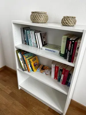Die Bibliothek in der Ferienwohnung
