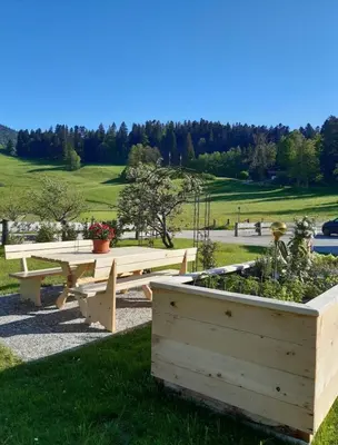 Naturlandschaft in der Nähe des Bauernhofs
