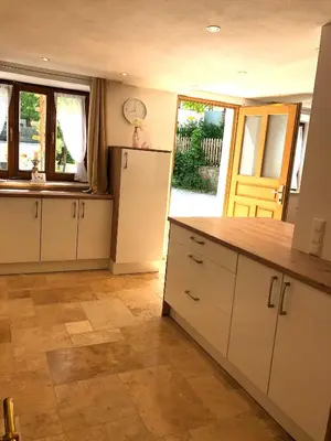 Küche/Küchenzeile in der Unterkunft Ferienwohnung 3 Rinser