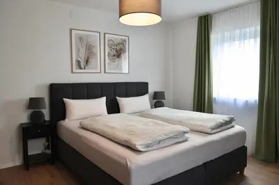 Ein Bett oder Betten in einem Zimmer der Unterkunft Kelsbachhaus OG