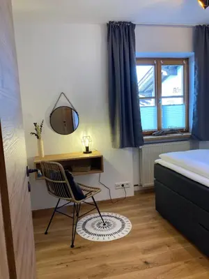 Ein Bett oder Betten in einem Zimmer der Unterkunft Ferienwohnung Einklang