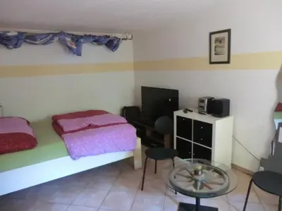 Ein Bett oder Betten in einem Zimmer der Unterkunft Urlaub am Inn