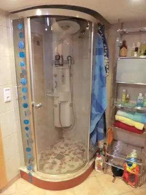 Ein Badezimmer in der Unterkunft Urlaub am Inn