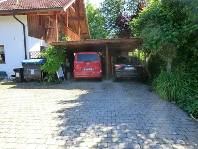 Das Gebäude in dem sich die Ferienwohnung befindet