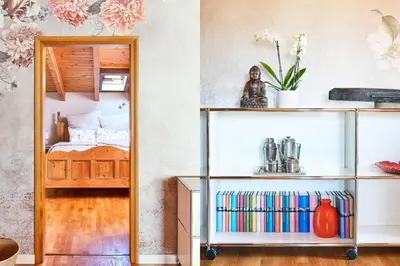 Die Bibliothek in der Ferienwohnung