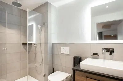 Ein Badezimmer in der Unterkunft Landgasthof Maier