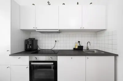 Küche/Küchenzeile in der Unterkunft Grand Apartment close to the Isar and Citycenter