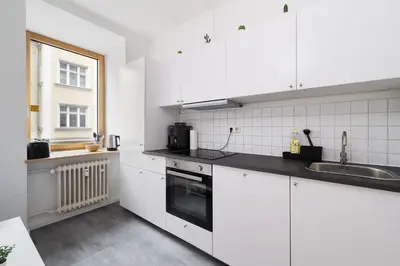 Küche/Küchenzeile in der Unterkunft Grand Apartment close to the Isar and Citycenter