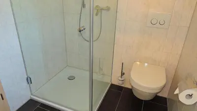 Ein Badezimmer in der Unterkunft Ferienwohnung Zum Wiham