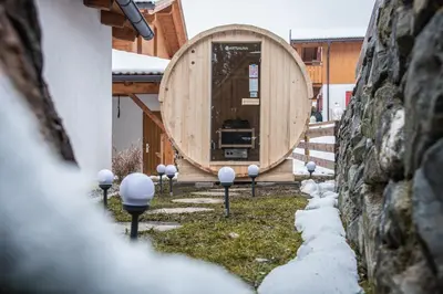 Hirsch Chalet #Sauna im Winter