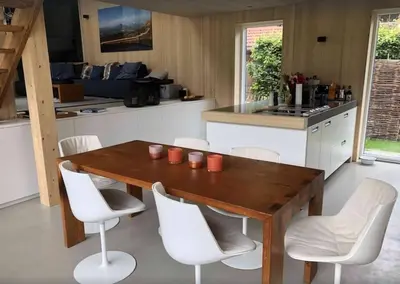 Küche/Küchenzeile in der Unterkunft NEU: Alpen-Chalet Seekarblick mit Pool