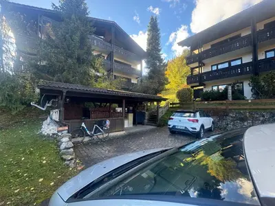 Das Gebäude in dem sich die Ferienwohnung befindet