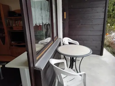 Ein Balkon oder eine Terrasse in der Unterkunft ciao-aschau Sachrang Haus Spitzstein FeWo Angelika