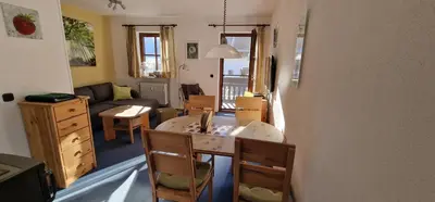 Küche/Küchenzeile in der Unterkunft ciao-aschau Gschwendtnerhof Ap12 Göbel
