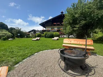 Ein Garten an der Unterkunft ciao-aschau Gschwendtnerhof Ap21 Kappes