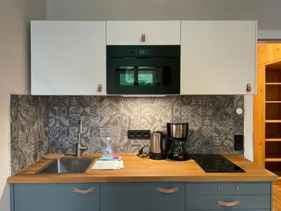 Küche/Küchenzeile in der Unterkunft ciao-aschau Haus zur Burg Ap112 Burgblick