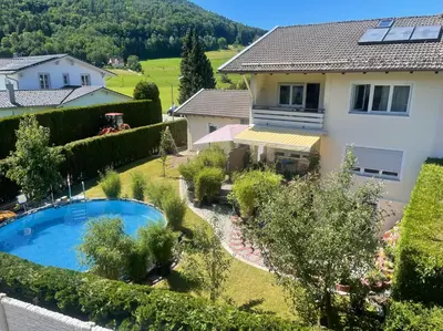 Der Swimmingpool an oder in der Nähe von ciao-aschau FeWo Lexa