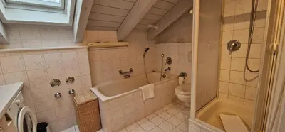 Ein Badezimmer in der Unterkunft ciao-aschau FeWo Bergsonne Kurtenbach