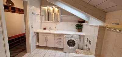 Ein Badezimmer in der Unterkunft ciao-aschau FeWo Bergsonne Kurtenbach