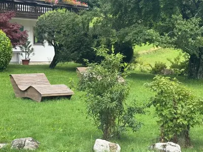 Ein Garten an der Unterkunft ciao-aschau Gschwendtnerhof Ap19 SchölzkeM