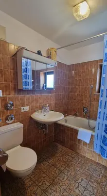 Ein Badezimmer in der Unterkunft ciao-aschau FeWo Fey