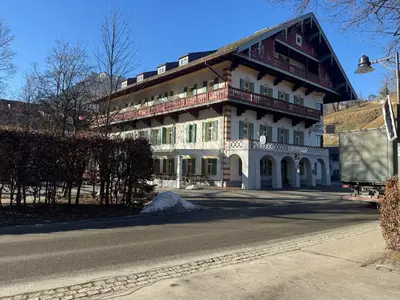 Das Gebäude in dem sich die Ferienwohnung befindet