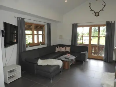TV/Unterhaltungsangebot in der Unterkunft Ferienwohnung Alpenpanorama
