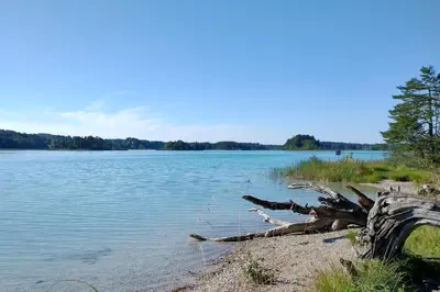 Naturlandschaft in der Nähe des Ferienhauses