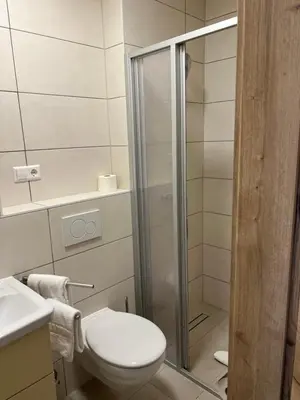 Ein Badezimmer in der Unterkunft Boardinghouse MDS