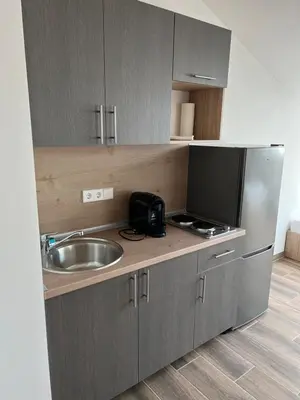 Küche/Küchenzeile in der Unterkunft Boardinghouse MDS