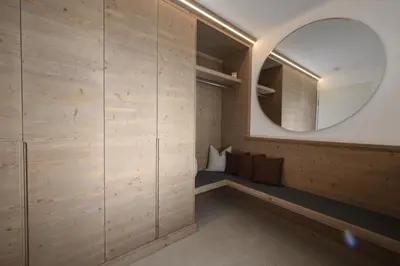 Ein Sitzbereich in der Unterkunft Maisonette-Apartment Das Garmisch mit Whirlpool