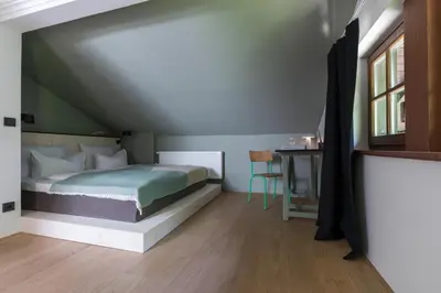 Ein Bett oder Betten in einem Zimmer der Unterkunft Blyb Hotel