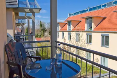 Ein Balkon oder eine Terrasse in der Unterkunft Schweigerhof