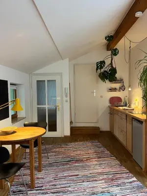 Küche/Küchenzeile in der Unterkunft Studio Luise